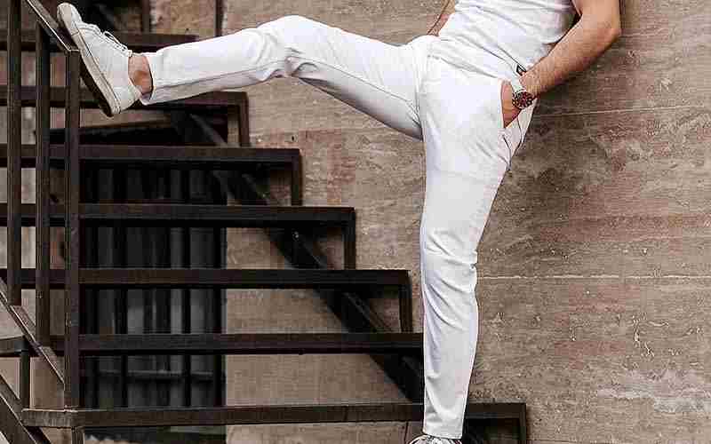 White clearance chinos outfit